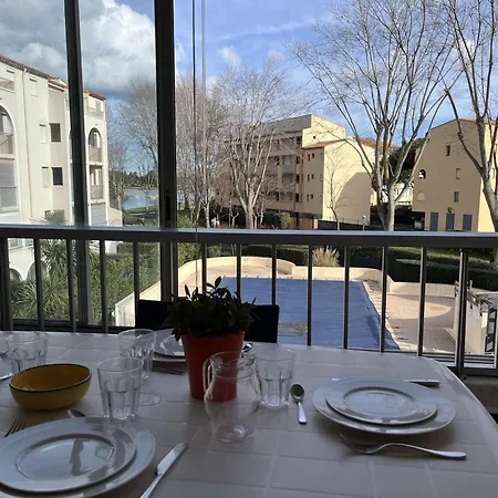 Appt 2 Pieces Avec Parking, Piscine, 4 Couchages, Cap D'agde - Fr-1-249-423
